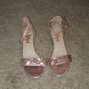 Girls Formal dress block heel